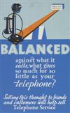 VARIOUS ARTISTS. [CALIFORNIA TELEPHONE COMPANY.] Group of 3 posters. Circa 1932. Each 22x14 inches, 56x35 cm.